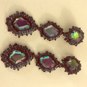 Kendra Scott Aria Earring In Gunmetal